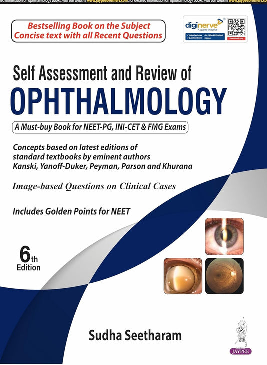 SELF ASSESSMENT & REVIEW OF OPHTHALMOLOGY 6TH/2025 - SUDHA SEETHARAM
