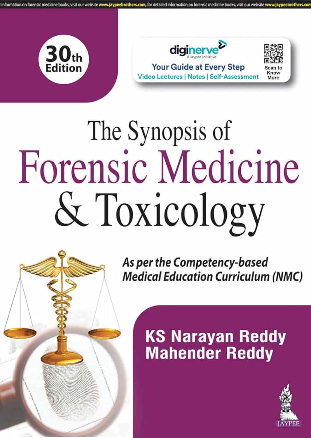 THE SYNOPSIS OF FORENSIC MEDICINE & TOXICOLOGY 30TH/2022 - KS NARAYAN REDDY