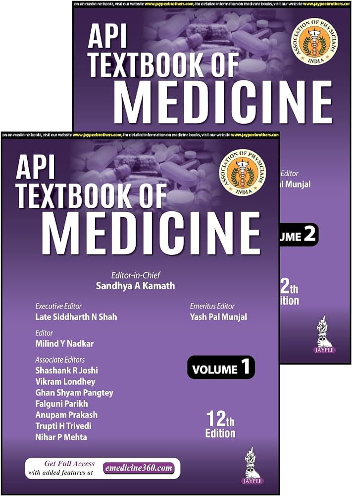 API Textbook of Medicine 12th/2022 (2 Vols)