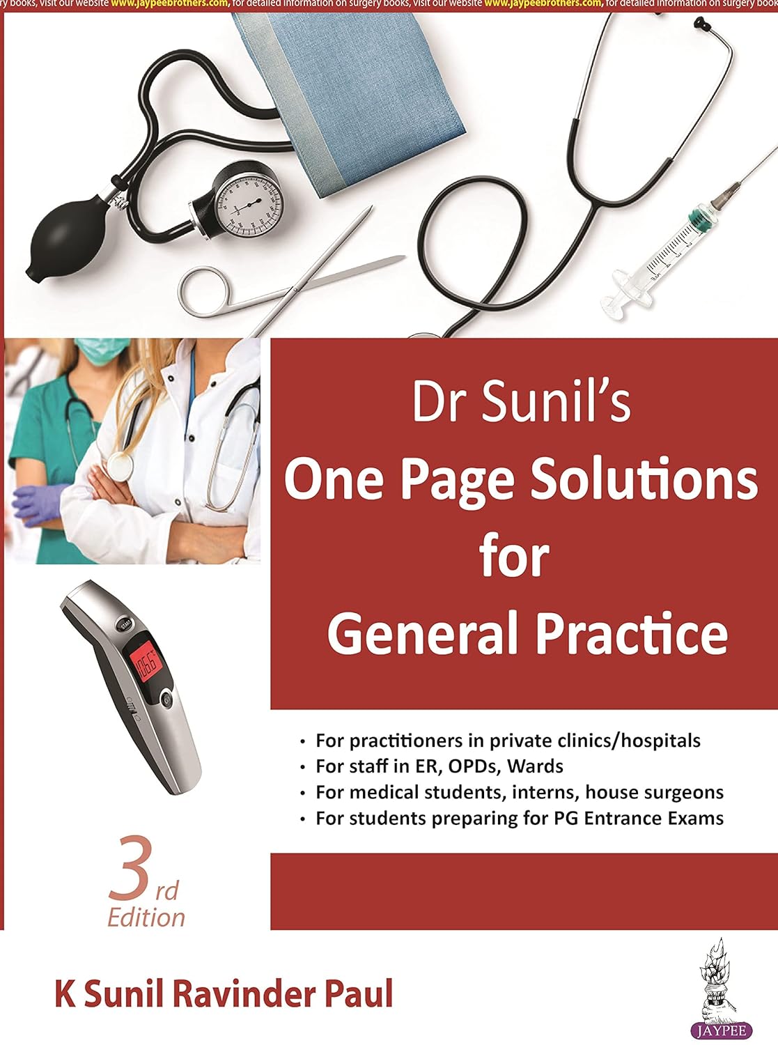 DR SUNIL’S ONE PAGE SOLUTIONS FOR GENERAL PRACTICE 3RD/2024 - K SUNIL RAVINDER PAUL