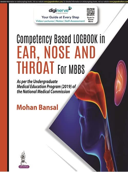 COMPETENCY BASED LOGBOOK IN EAR, NOSE AND THROAT FOR MBBS 1ST/2023 - MOHAN BANSAL
