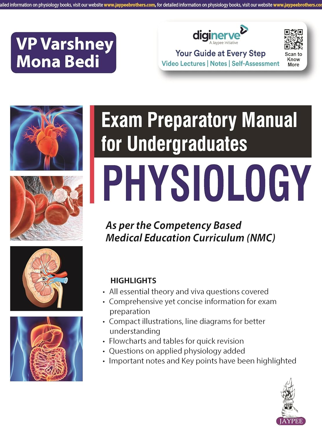 EXAM PREPARATORY MANUAL FOR UNDERGRADUATES PHYSIOLOGY 1ST/2024 - VP VARSHNEY