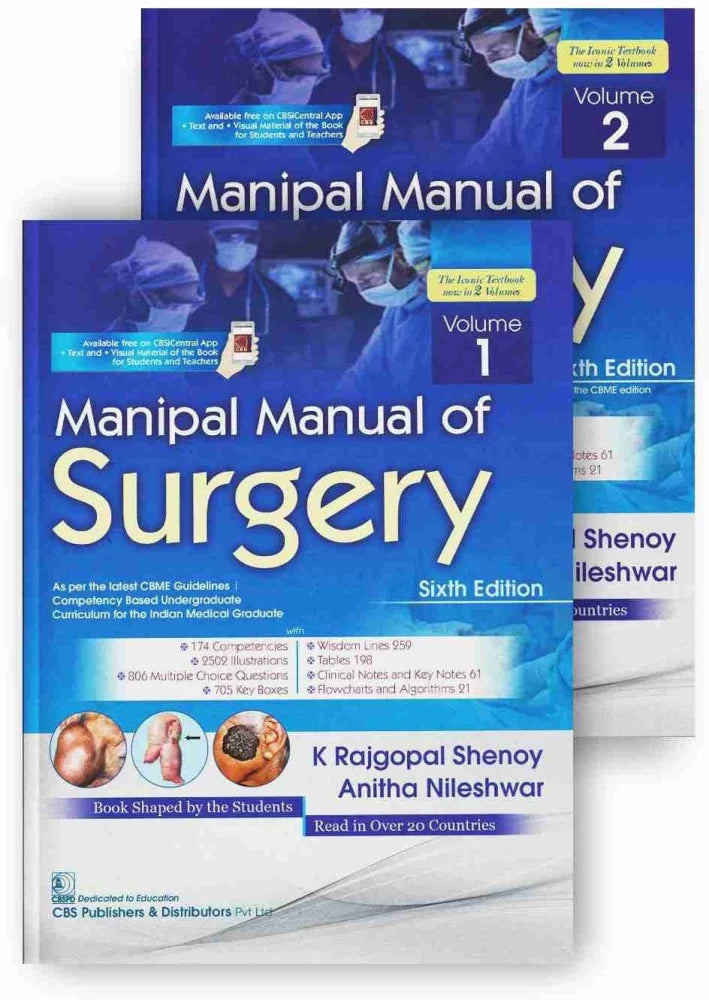 Manipal Manual Of Surgery 6th/2023