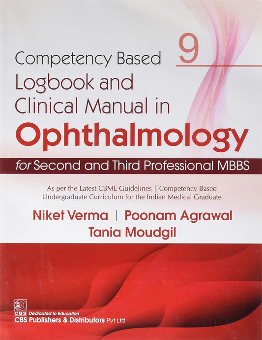 COMPETENCY BASED LOGBOOK AND CLINICAL MANUAL IN OPTHALMOLOGY FOR SECOND THIRD PROFESSIONAL MBBS 1ST/2020 - NIKET VERMA
