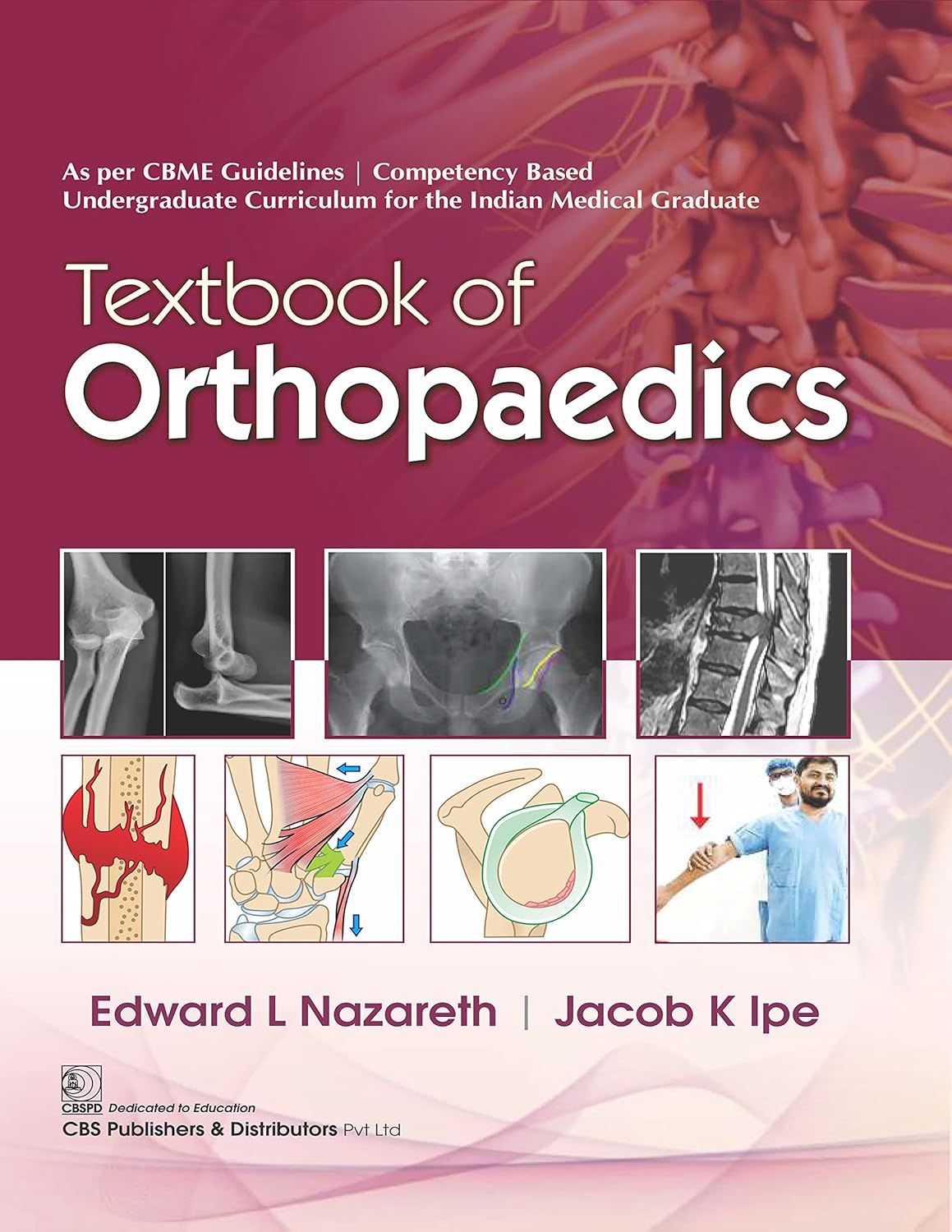 TEXTBOOK OF ORTHOPAEDICS 1ST/2024 - EDWARD L NAZARETH