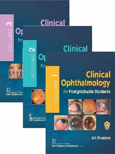 Clinical Ophthalmology for Postgraduate Students 1st/2024 (3 Vols)