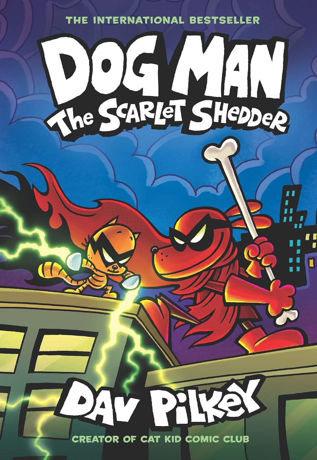 DOG MAN #12: THE SCARLET SHEDDER: A GRAPHIC NOVEL - DAV PILKEY