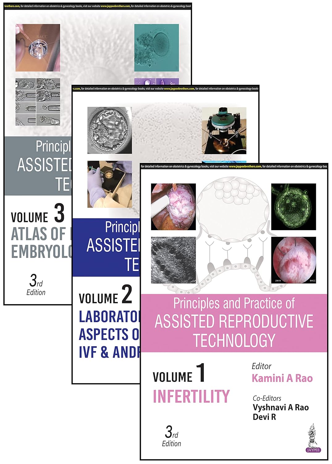 PRINCIPLES AND PRACTICE OF ASSISTED REPRODUCTIVE TECHNOLOGY (3 VOLUMES) 3RD/2025 - KAMINI A RAO