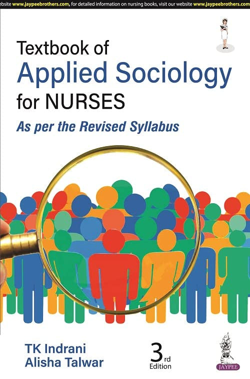 TEXTBOOK OF APPLIED SOCIOLOGY FOR NURSES 3RD/2025 - TK INDRANI
