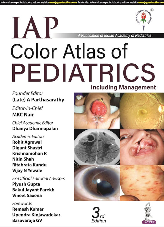 IAP COLOR ATLAS OF PEDIATRICS 3RD/2024 - A PARTHASARATHY