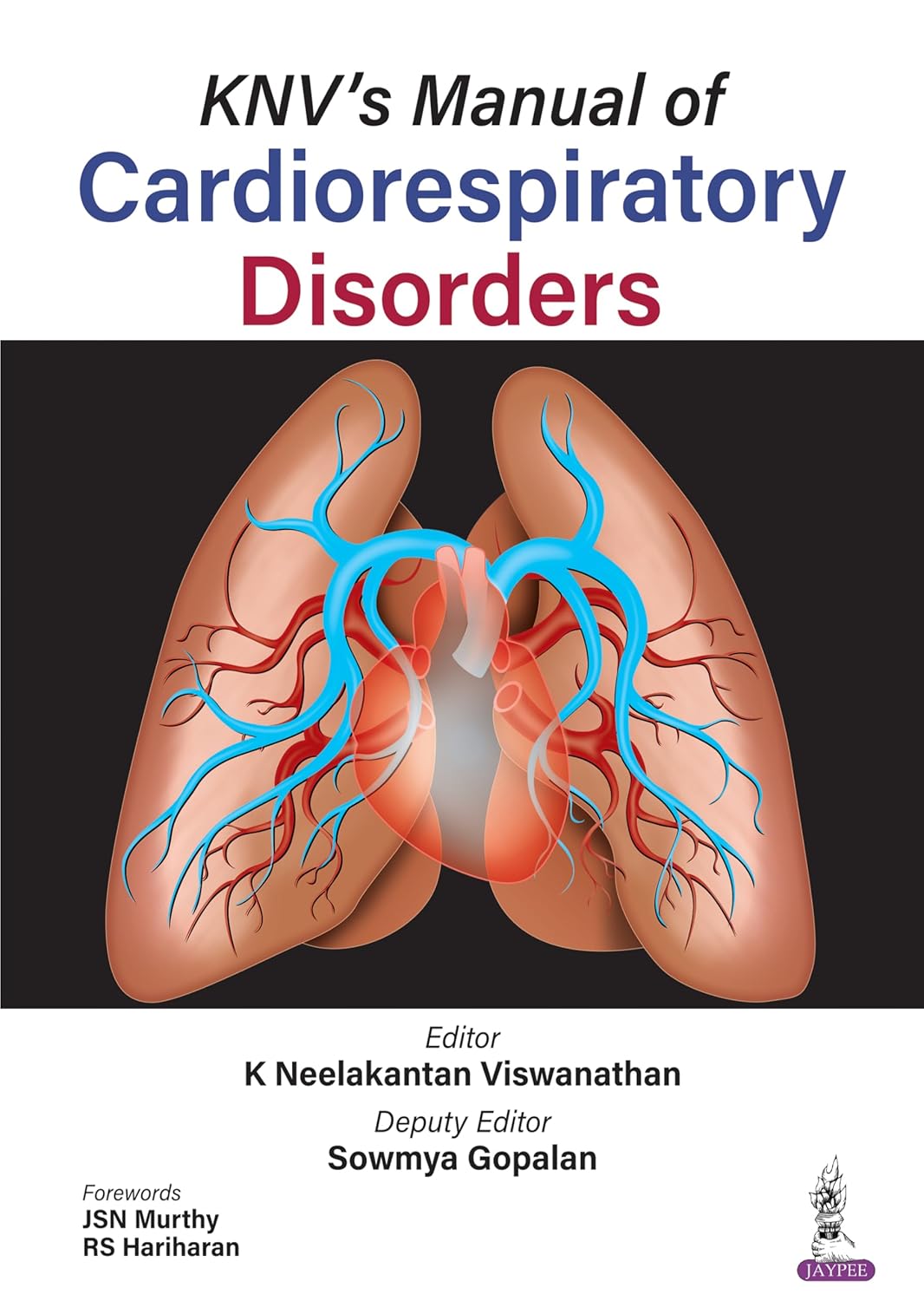KNV'S MANUAL OF CARDIORESPIRATORY DISORDERS 1ST/2024 - K NEELAKANTAN VISWANATHAN