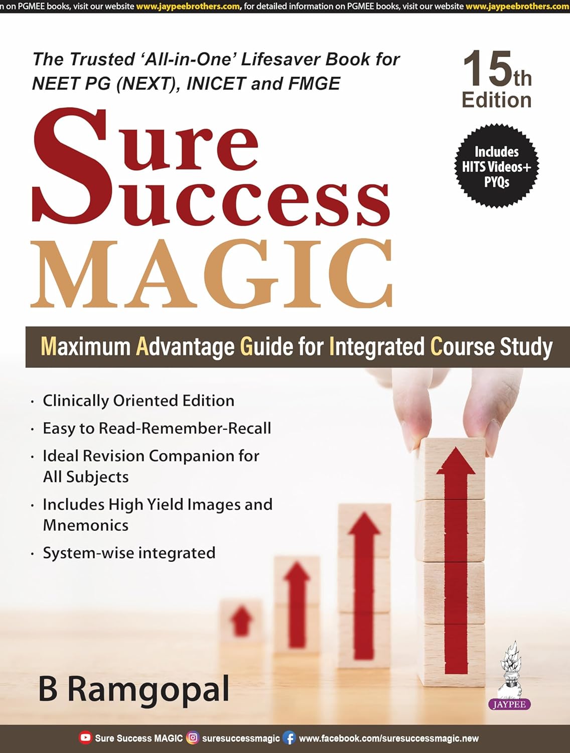 SURE SUCCESS MAGIC (MAXIMUM ADVANTAGE GUIDE FOR INTEGRATED COURSE STUDY) 15TH/2025 - B RAMGOPAL