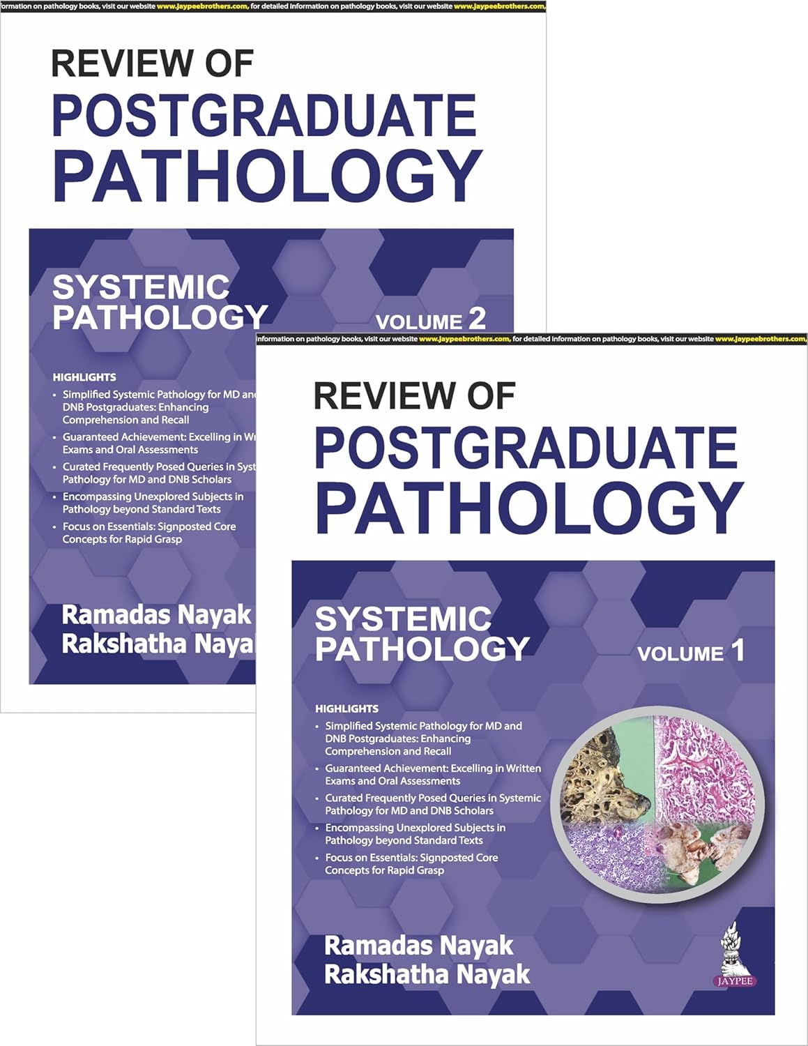 REVIEW OF POSTGRADUATE PATHOLOGY (SYSTEMIC PATHOLOGY) 2 VOLUMES 1ST/2025 - RAMADAS NAYAK