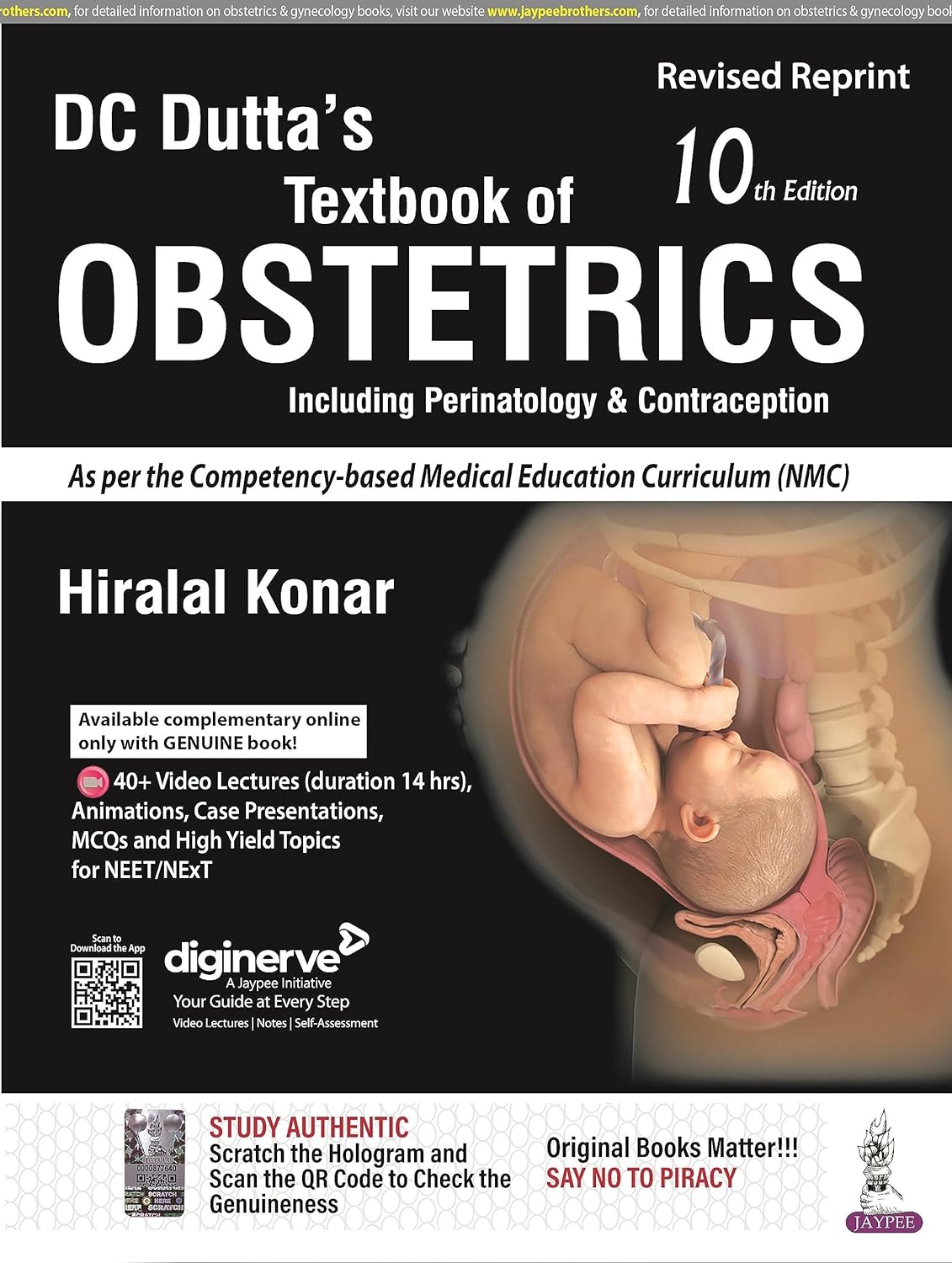 D.C.DUTTA'S TEXTBOOK OF OBSTETRICS(10TH 2022)