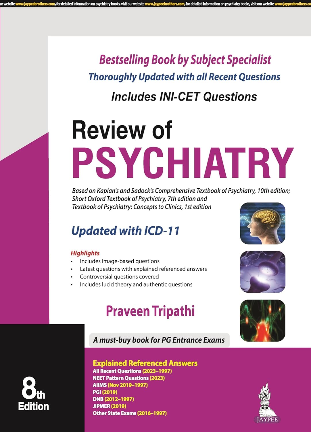 REVIEW OF PSYCHIATRY 8TH/2026 - PRAVEEN TRIPATHI
