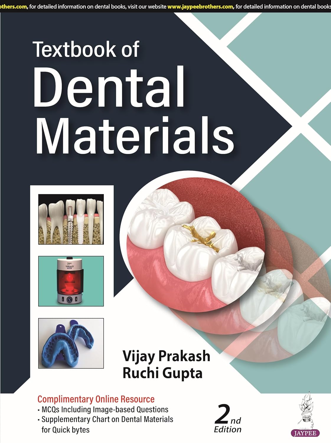 TEXTBOOK OF DENTAL MATERIALS 2ND/2024 - VIJAY PRAKASH