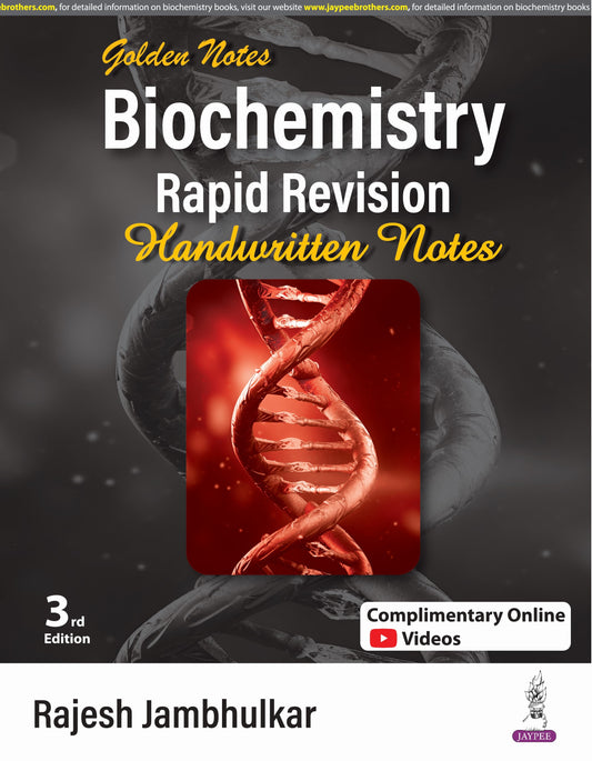 Golden Notes Biochemistry Rapid Revision Handwritten Notes 3E/2024