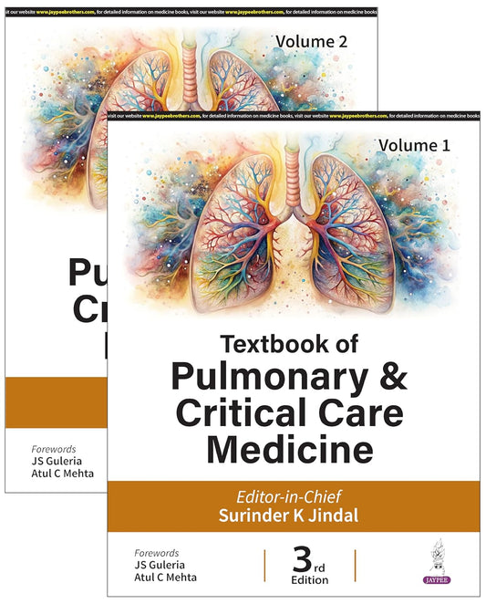 TEXTBOOK OF PULMONARY & CRITICAL CARE MEDICINE (2VOLS) 3RD/2025 - SURINDER K JINDAL