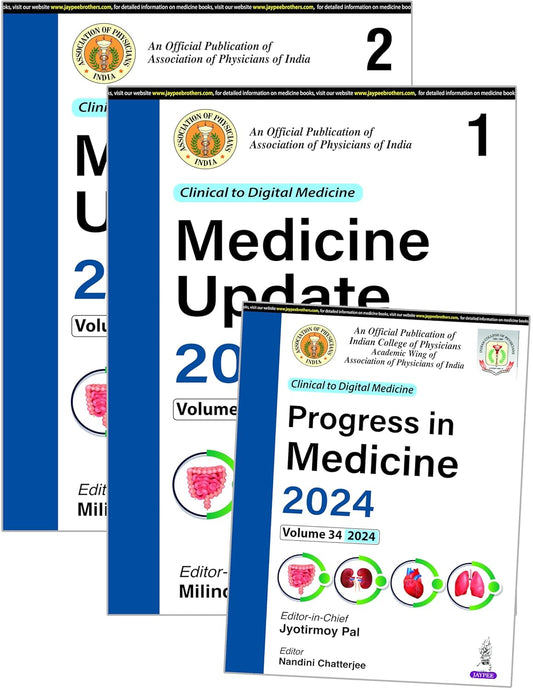 API MEDICINE UPDATE (2 VOLUMES) PROGRESS IN MEDICINE 2024 1ST/2024 - MILIND Y NADKAR