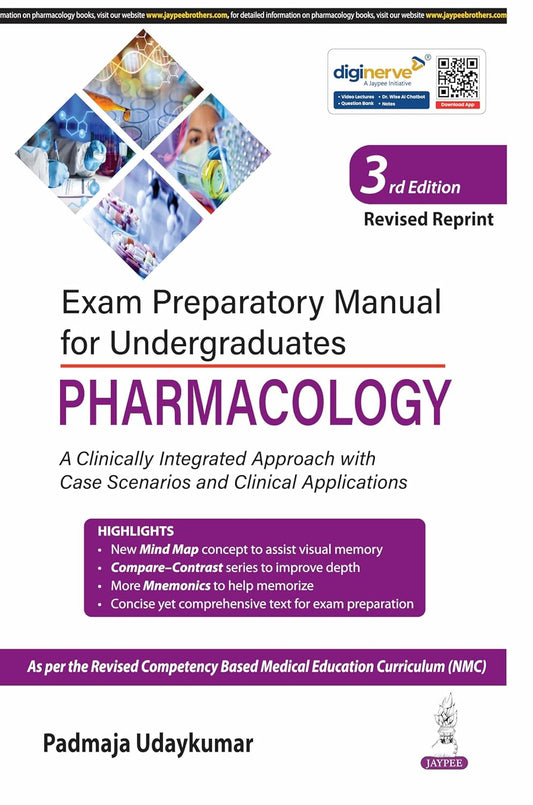 EXAM PREPARATORY MANUAL FOR UNDERGRADUATES PHARMACOLOGY 3RD/2025 - PADMAJA UDAYKUMAR