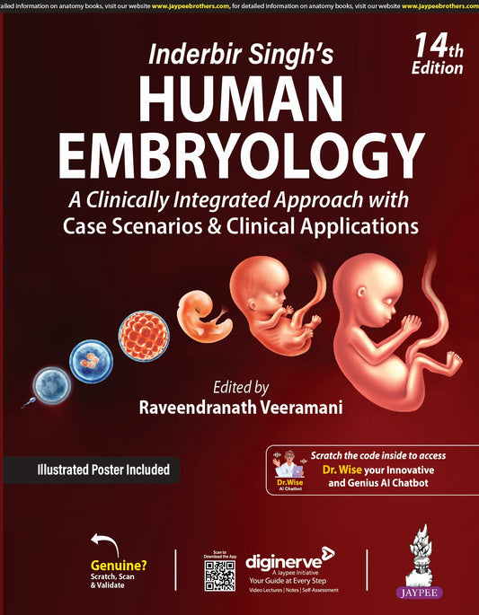 Inderbir Singh's Human Embryology 14TH/2025