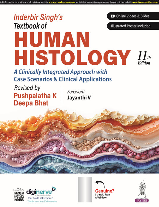 Inderbir Singh’s Textbook of Human Histology 11TH/2025