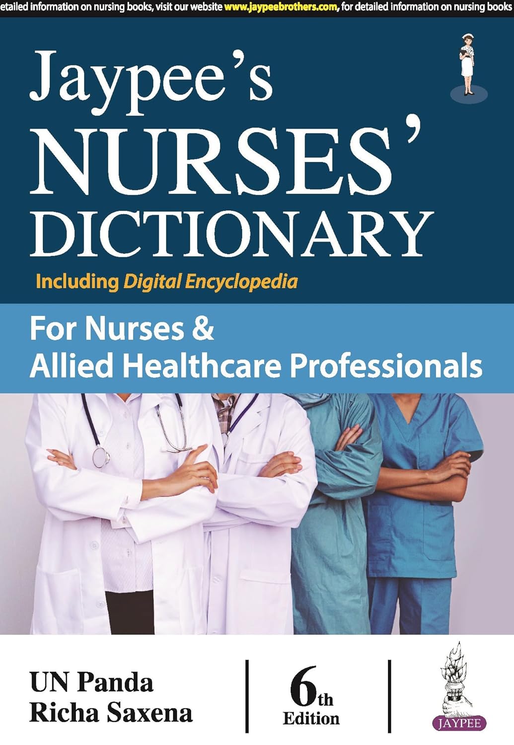 JAYPEE'S NURSES' DICTIONARY FOR NURSES & ALLIED HEALTHCARE PROFESSIONALS 6TH/2026 - UN PANDA