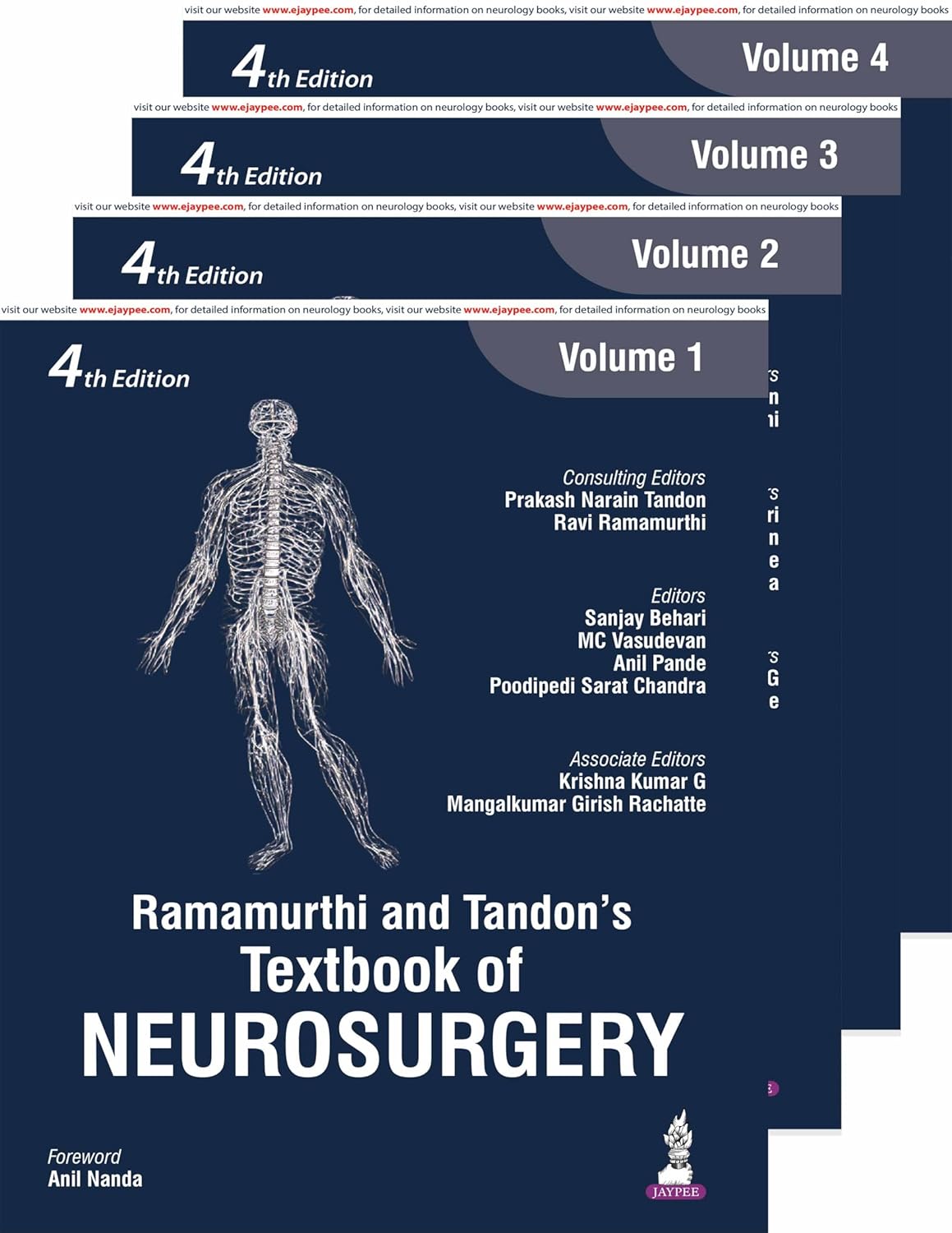 RAMAMURTHI AND TANDON'S TEXTBOOK OF NEUROSURGERY (4VOLS) 4TH/2026 - SANJAY BEHARI