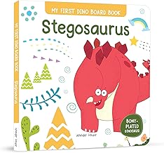 STEGOSAURUS : MY FIRST DINO BOARD BOOK - ILLUSTRATED DINO PICTURE BOOK FOR CHILDREN - WONDER HOUSE BOOKS