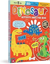 DINOSAUR ACTIVITY BOOK FOR KIDS - WONDER HOUSE