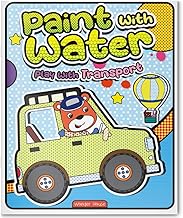 PAINT WITH WATER PLAY WITH TRANSPORT - WONDER HOUSE BOOKS