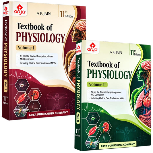 TEXTBOOK OF PHYSIOLOGY 2 VOL SETS 11TH/2026- AK JAIN