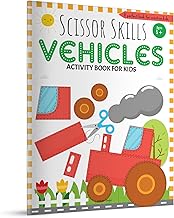 SCISSOR SKILLS: VEHICLES (ACTIVITY BOOK FOR KIDS) - WONDER HOUSE