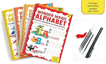 WONDER MAGIC PACK OF 4 BOOKS (MATHS, DRAWING, NUMBERS & ALPHABET) - WONDER HOUSE BOOKS