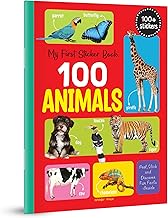 MY FIRST 100 ANIMALS STICKERS - WONDER HOUSE