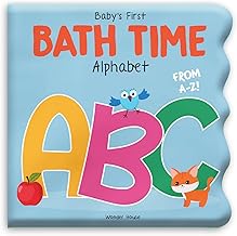 BABYS FIRST BATH TIME: ABC BATH BOOK - WONDER HOUSE