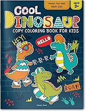 COOL DINOSAUR COPY COLORING BOOK FOR KIDS - WONDER HOUSE