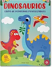 REUSABLE STICKER BOOK DINOSAUR - SPANISH - WONDER HOUSE BOOKS