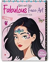 STICK AND STYLE - FABULOUS FACE ART (STICKER ACTIVITY BOOK) - WONDER HOUSE BOOKS