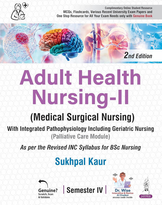 ADULT HEALTH NURSING-II (MEDICAL SURGICAL NURSING) 2ND/2026 - SUKHPAL KAUR