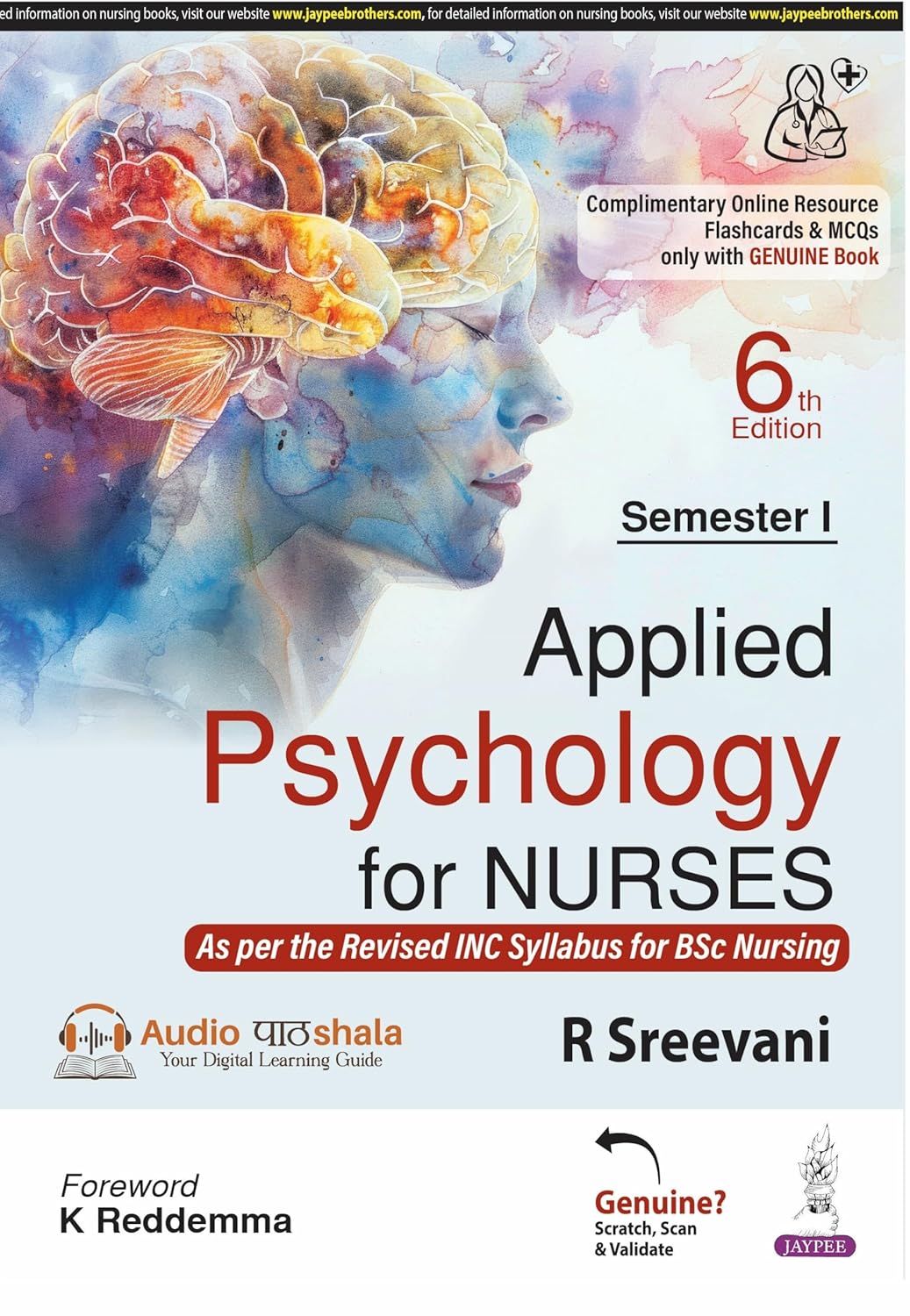 APPLIED PSYCHOLOGY FOR NURSES (SEMESTER I) 6TH/2026 - R SREEVANI