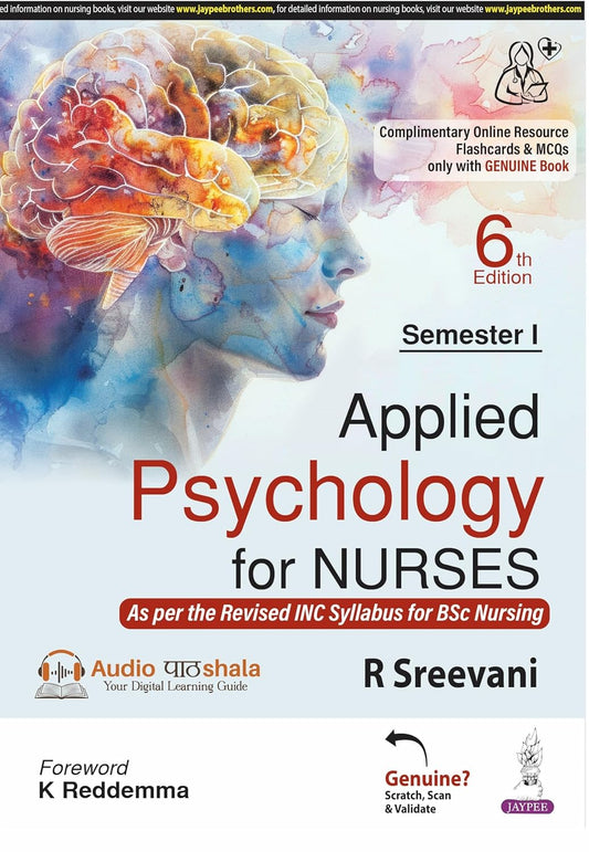 APPLIED PSYCHOLOGY FOR NURSES (SEMESTER I) 6TH/2026 - R SREEVANI