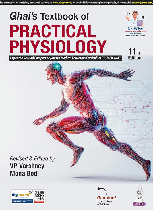 GHAI'S TEXTBOOK OF PRACTICAL PHYSIOLOGY 11TH/2026 - VARSHNEY VP