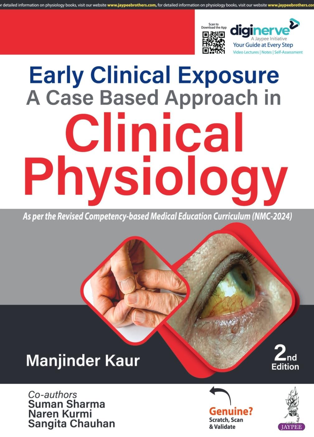 EARLY CLINICAL EXPOSURE A CASE BASED APPROACH IN CLINICAL PHYSIOLOGY 2ND/2025 - MANJINDER KAUR