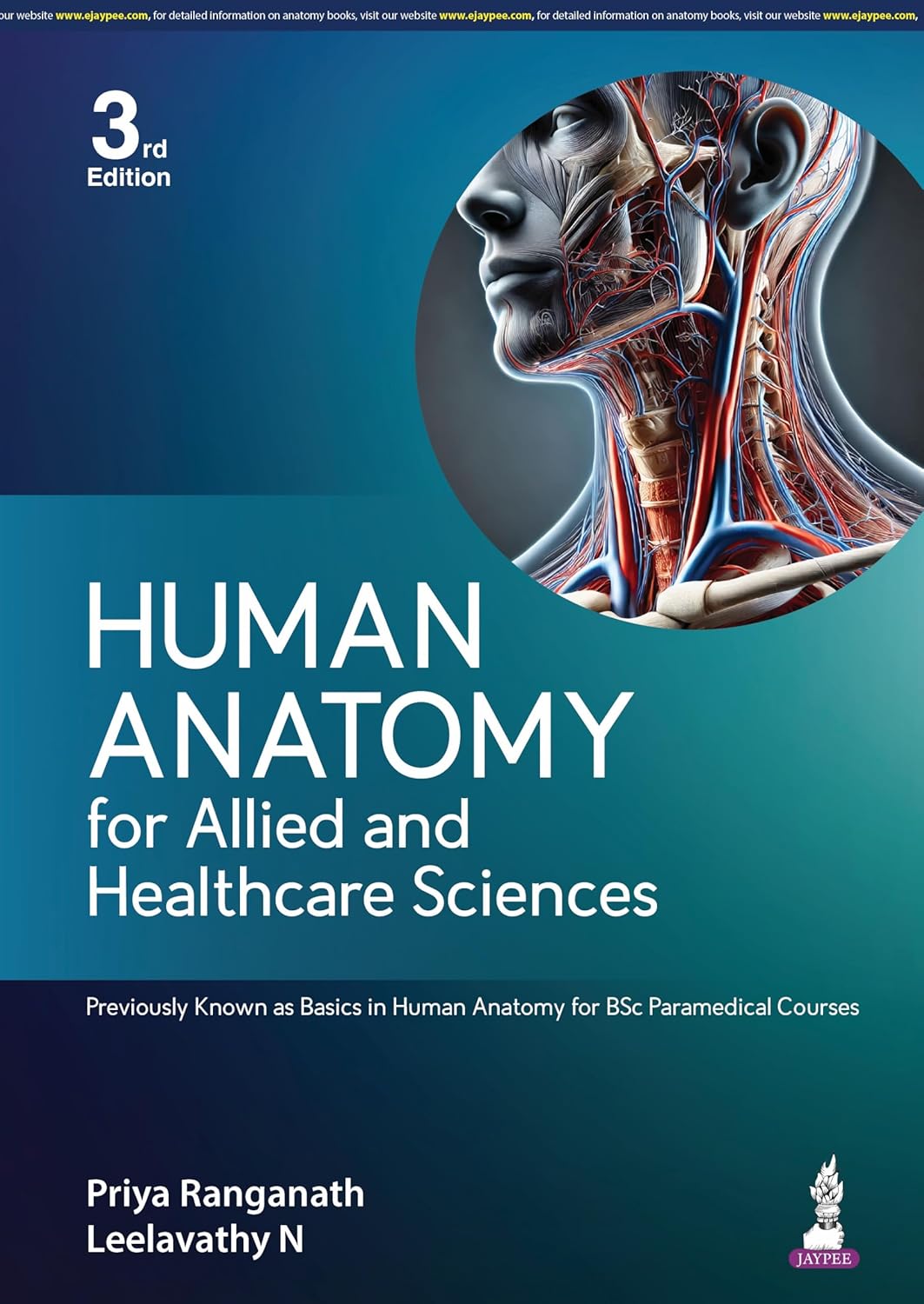 HUMAN ANATOMY FOR ALLIED AND HEALTHCARE SCIENCES 3RD/2026 - PRIYA RANGANATH