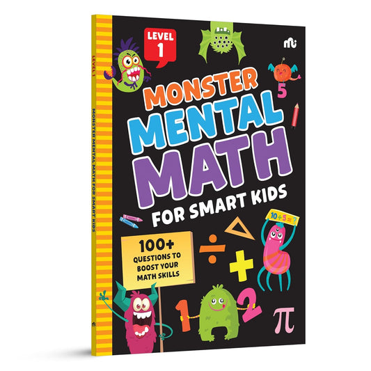 MONSTER MENTAL MATH FOR SMART KIDS LEVEL 1 - MOONSTONE