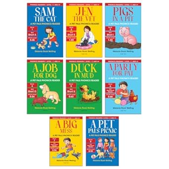 PHONICS READER LEVEL 1 (PACK OF 8) - MELANIE ROOK WELFING