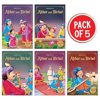 AKBAR BIRBAL - PACK OF 5 BOOKS - WONDER HOUSE BOOKS