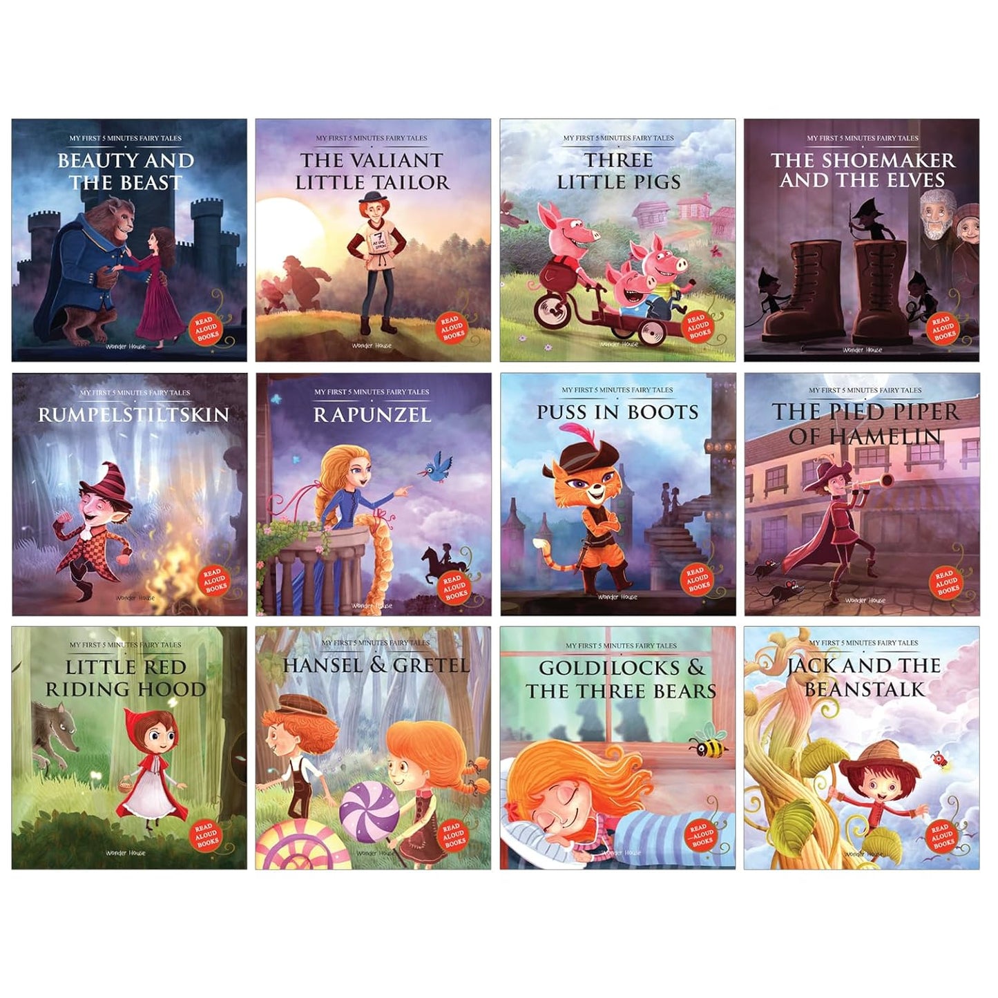 CLASSIC FAIRYTALES SET OF 12 BOOKS - WONDER HOUSE BOOKS