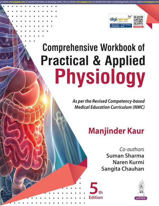 COMPREHENSIVE WORKBOOK OF PRACTICAL & APPLIED PHYSIOLOGY 5TH/2026 - MANJINDER KAUR
